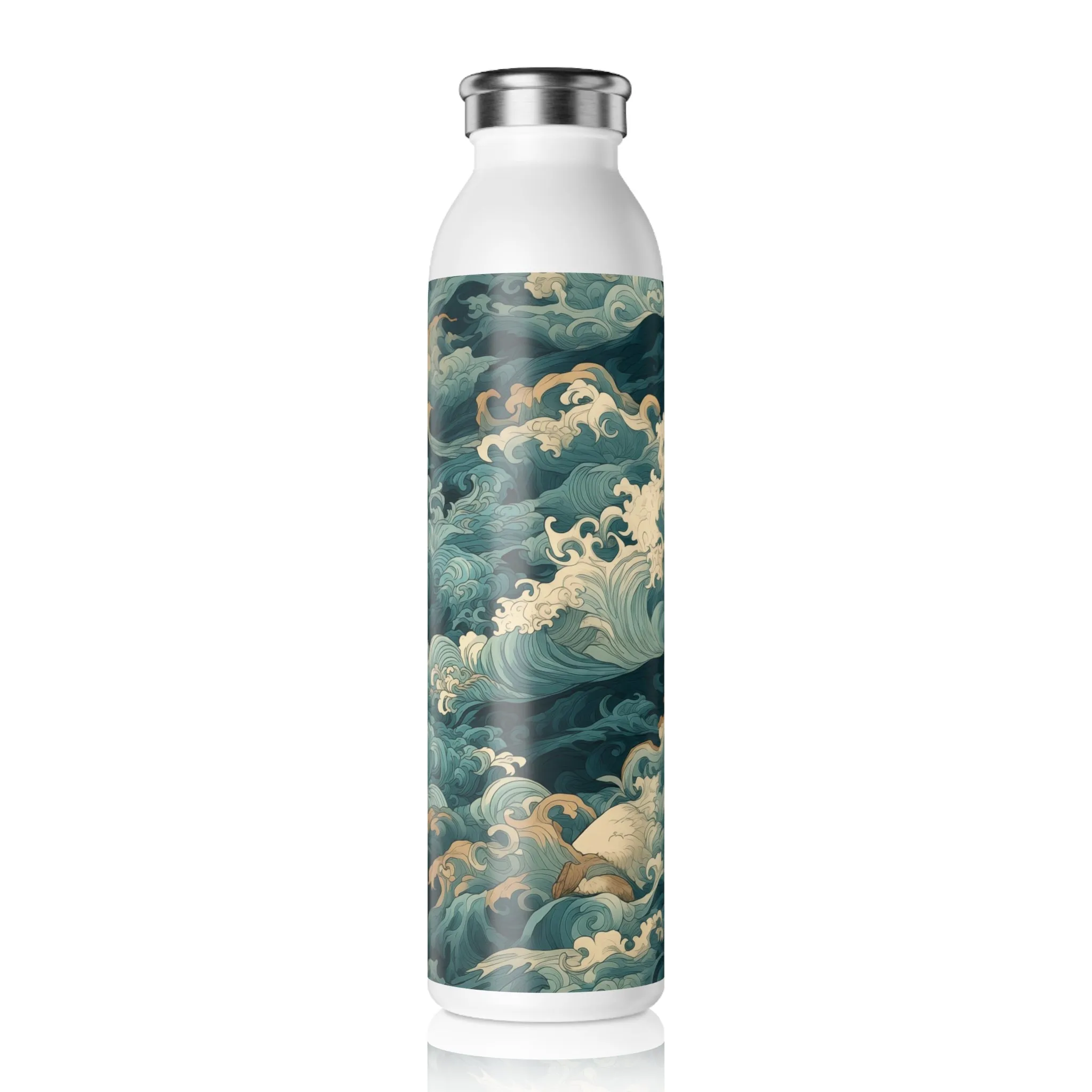 Slim Water Bottle - Elric Belmont Anime Ocean