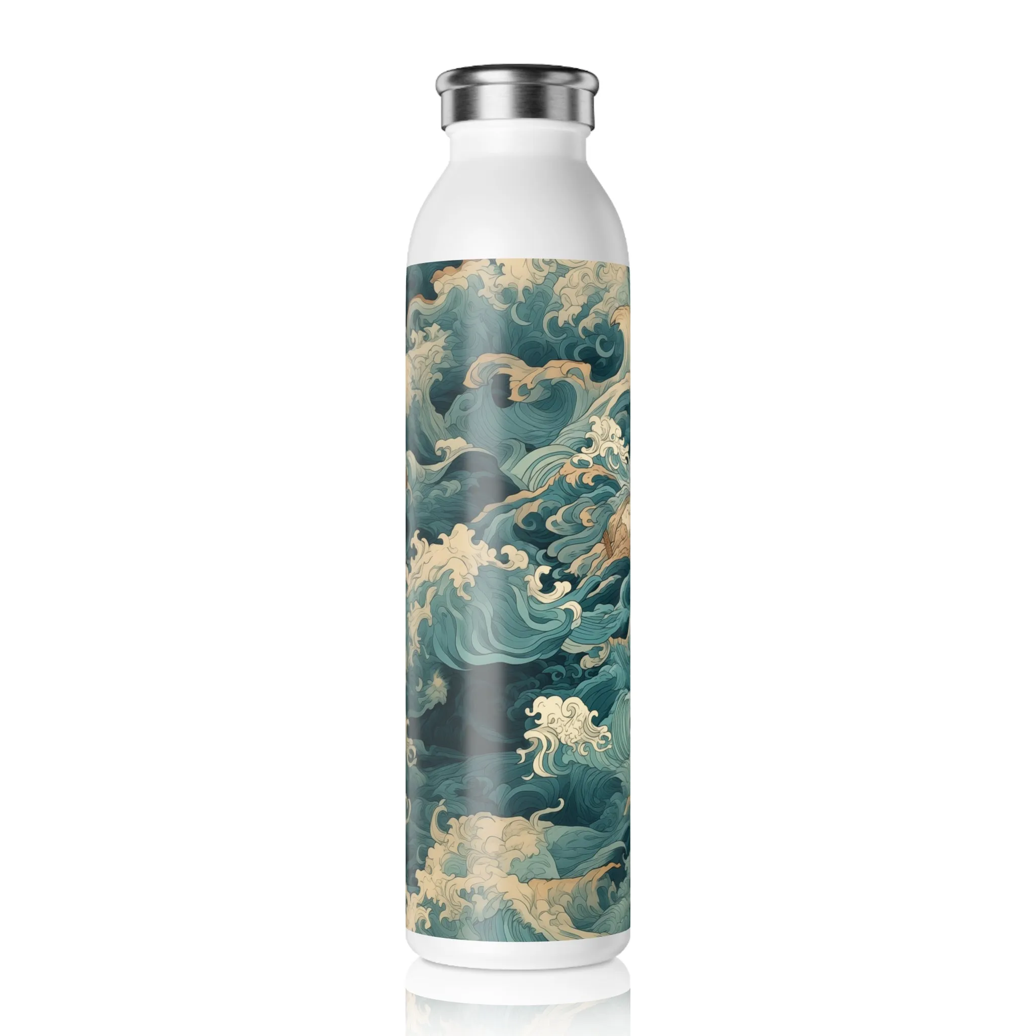 Slim Water Bottle - Elric Belmont Anime Ocean