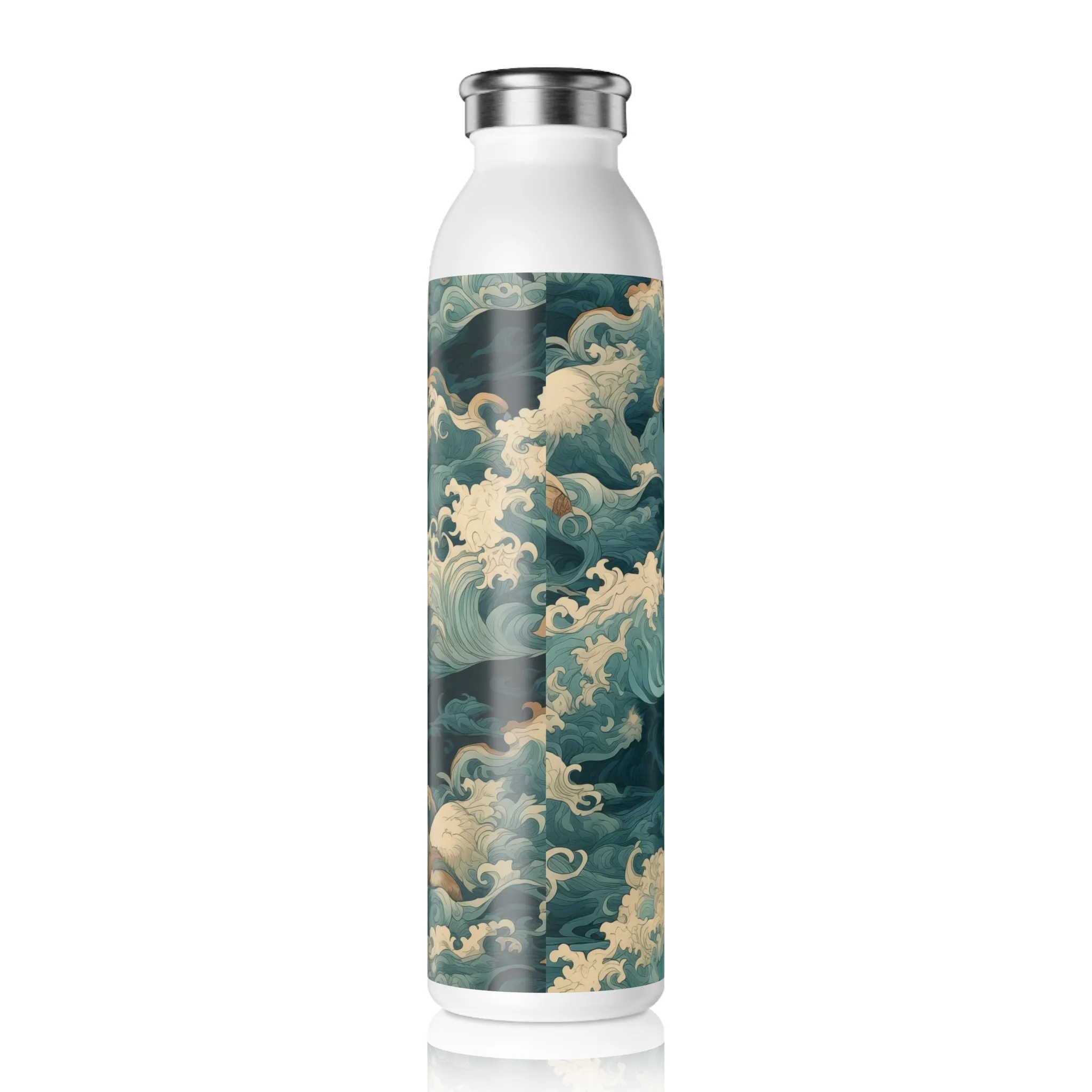 Slim Water Bottle - Elric Belmont Anime Ocean
