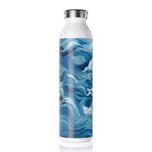 Slim Water Bottle - Odelgarde s Hertogenbosch Ocean Waves
