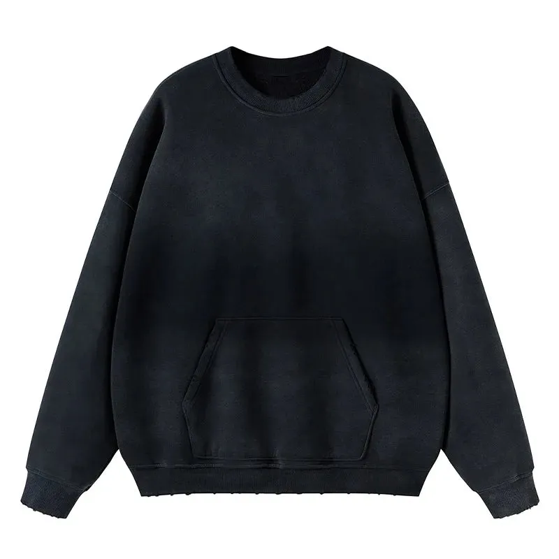 Sprayed Color Oversized Sweatshirt
