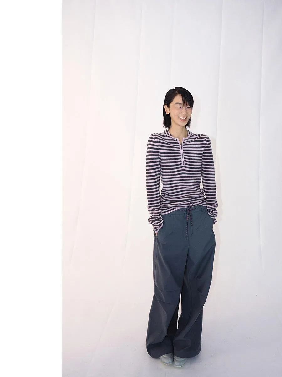 Striped Hooded Sweater