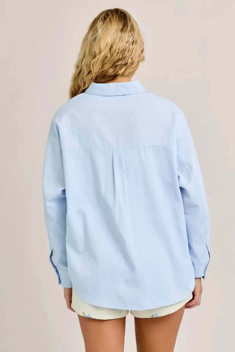 STRIPED OVERSIZED SHIRT