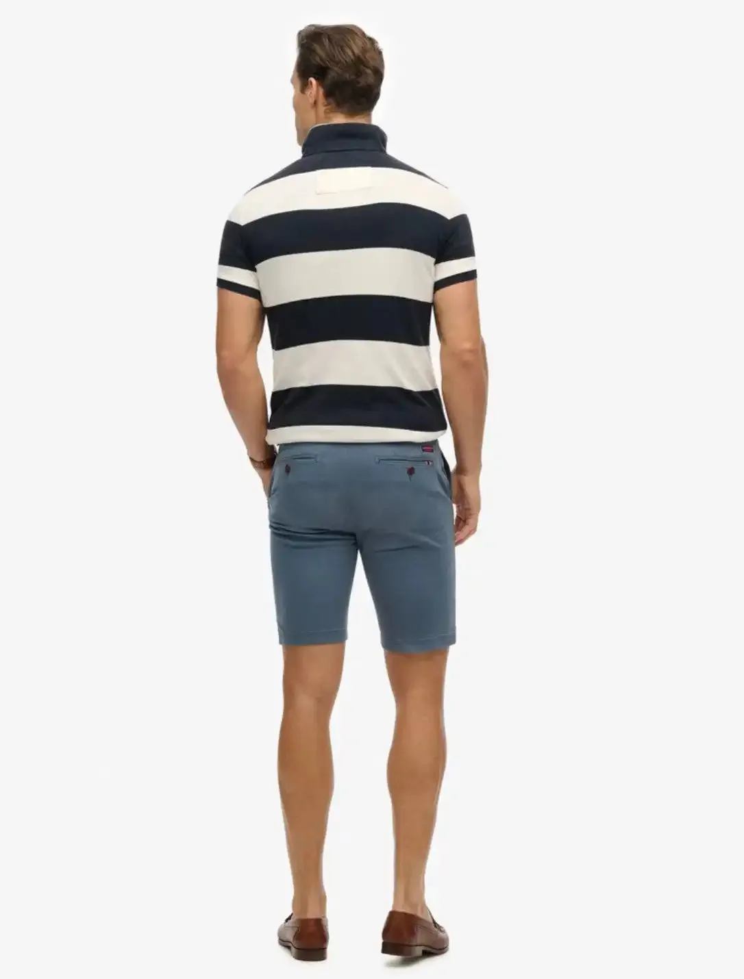 Superdry Vintage International Chino Shorts Washed Blue
