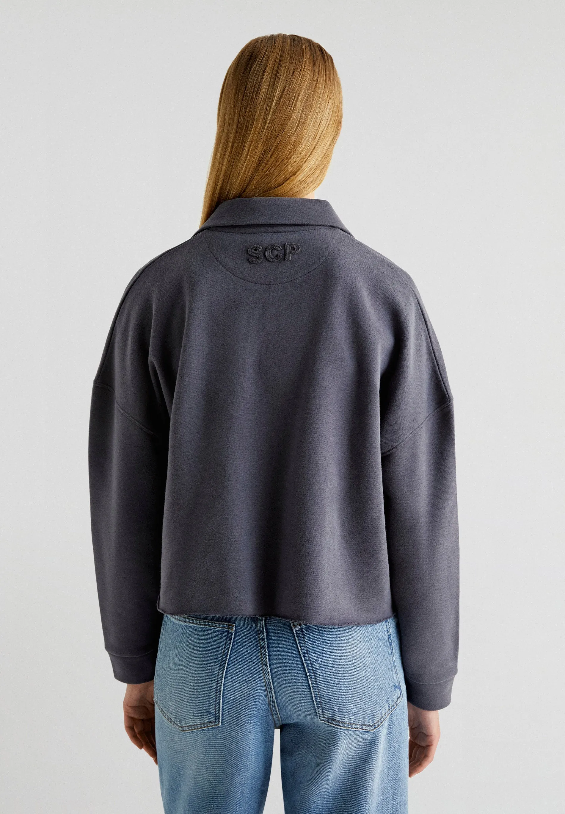SWEATSHIRT TIPO CAMISA POLO
