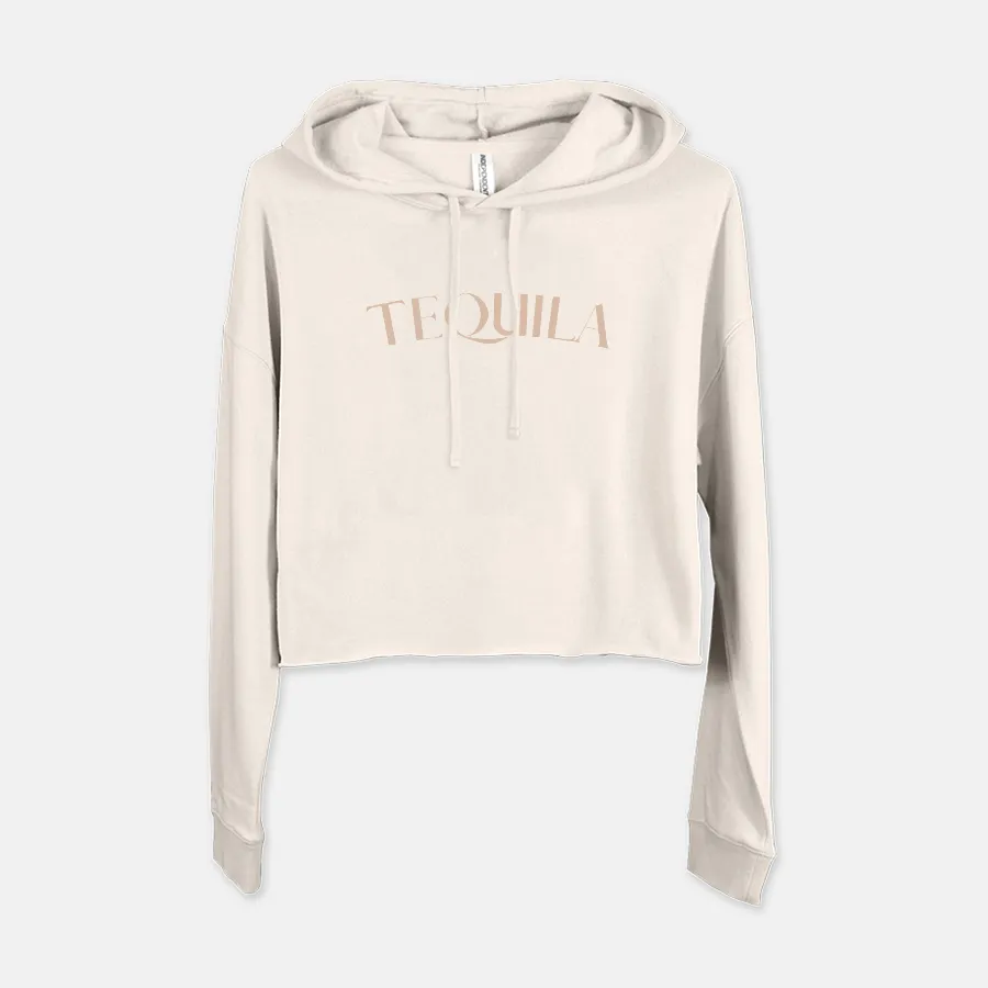 Tequila Women's Cropped Hooded Sweatshirt
