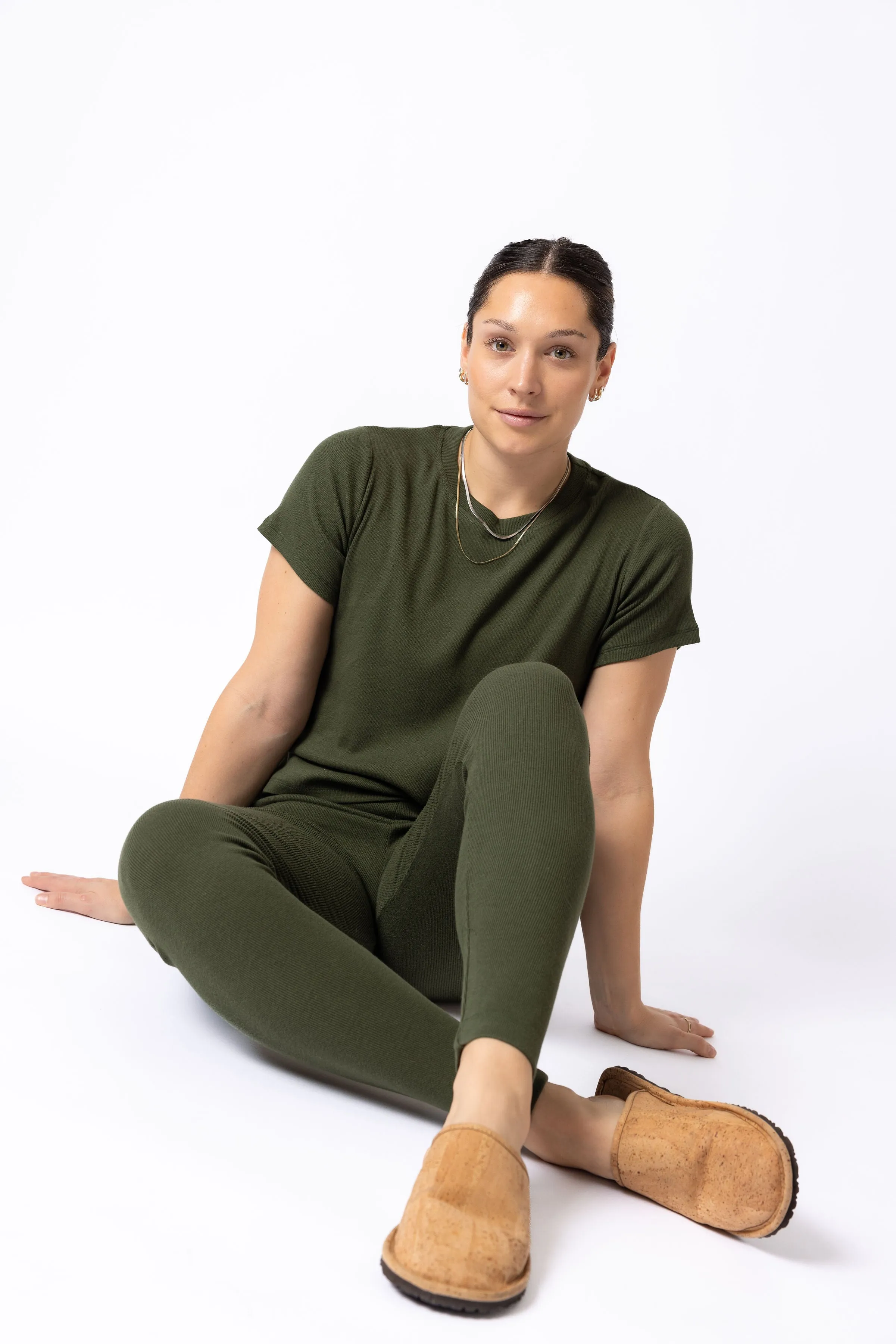 The Boxy T-shirt in Rib
