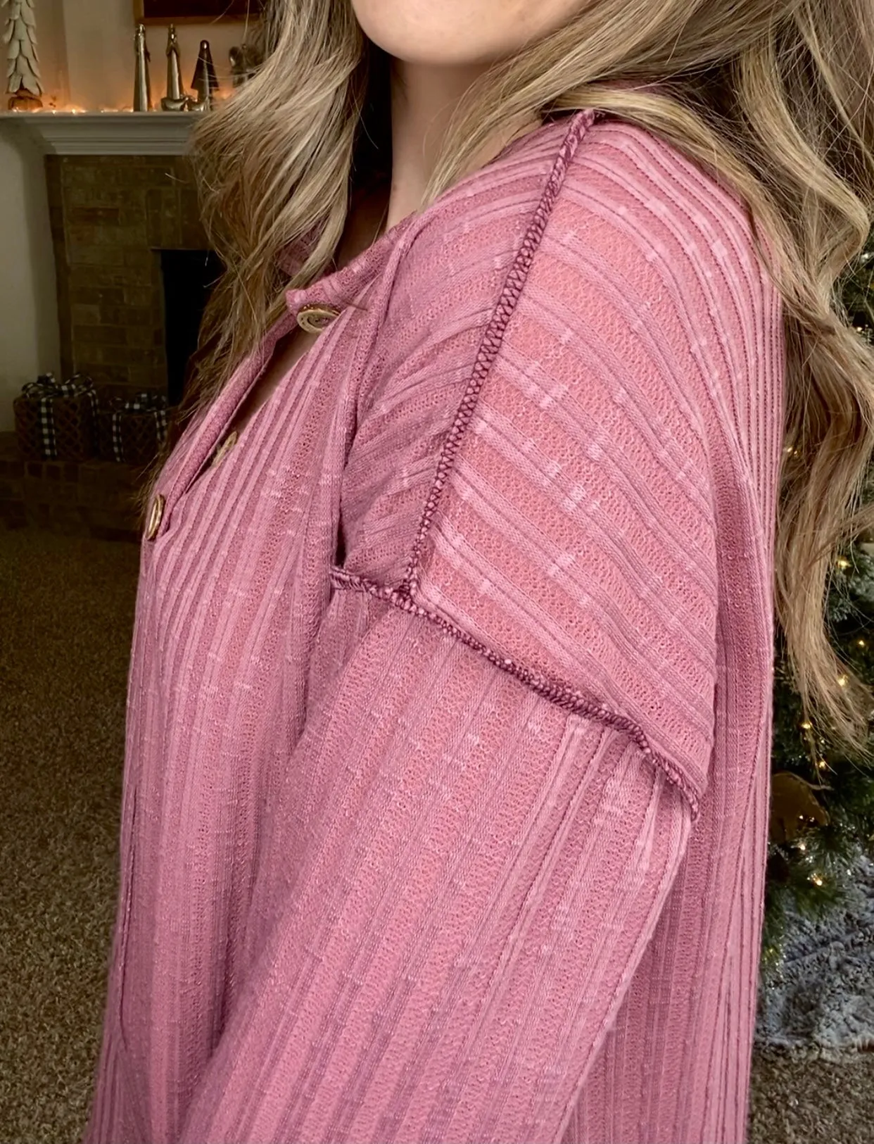 The Bronson Top - Rose