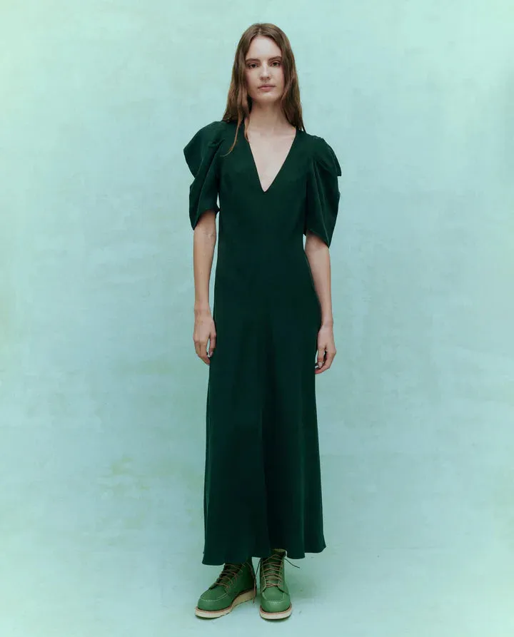 The Century Dress in Winter Pine