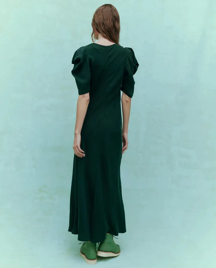 The Century Dress in Winter Pine