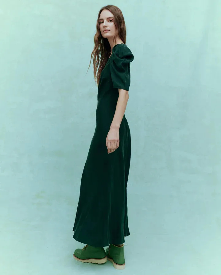 The Century Dress in Winter Pine