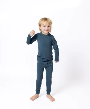 The Kid's Set in Jersey - Lake Blue