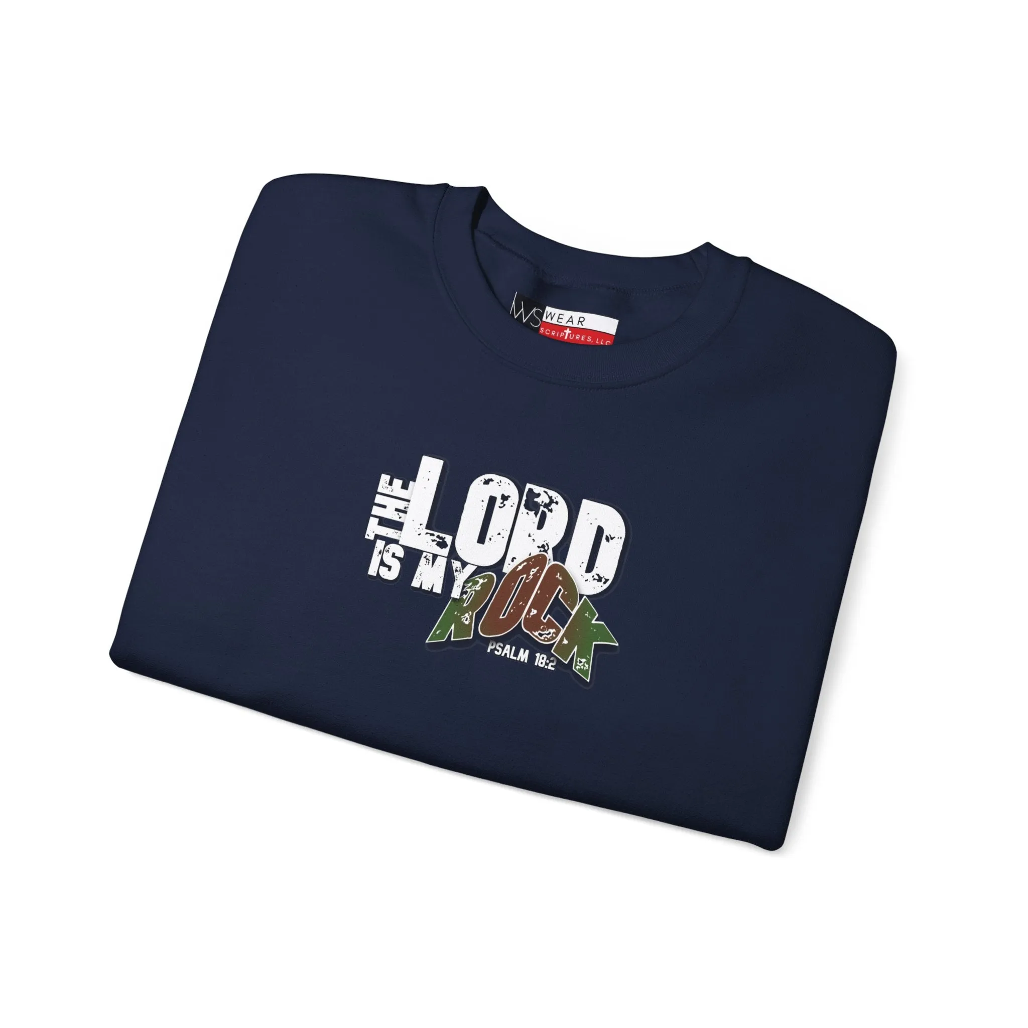 The Lord is My Rock Men’s Unisex Heavy Blend™ Crewneck Sweatshirt
