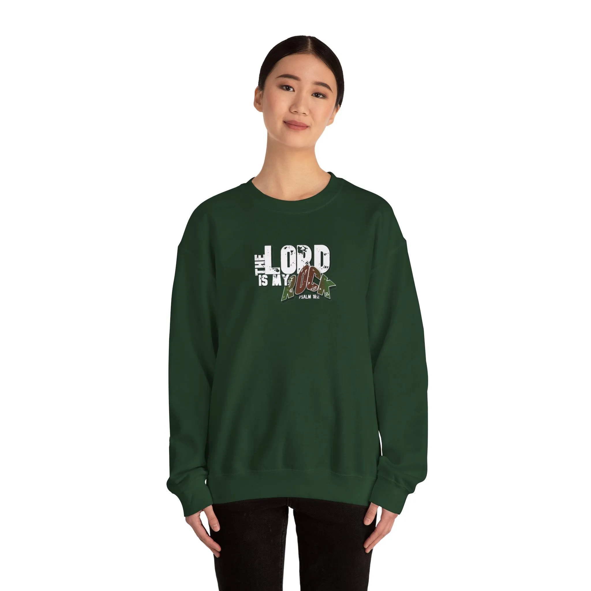 The Lord is My Rock Men’s Unisex Heavy Blend™ Crewneck Sweatshirt