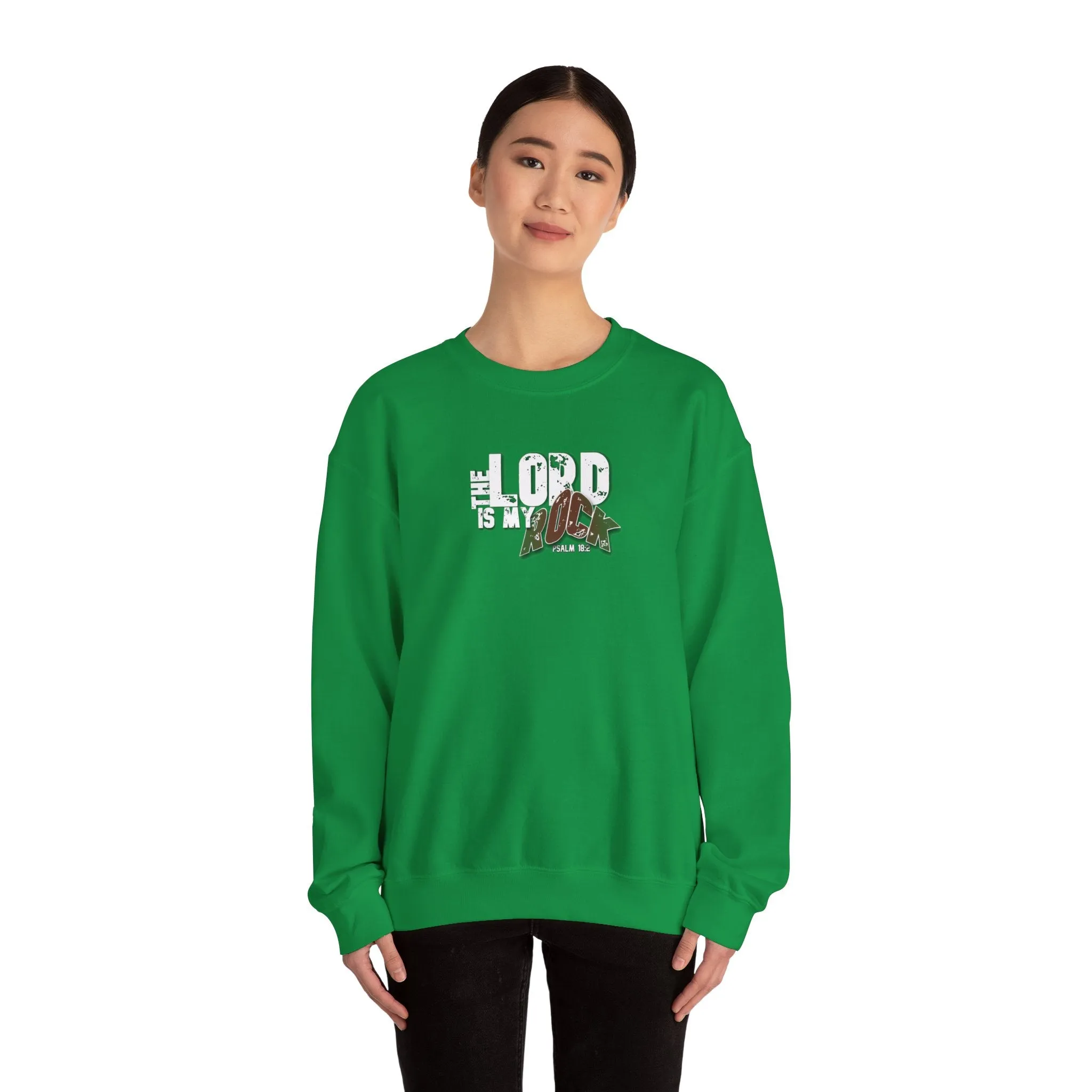 The Lord is My Rock Men’s Unisex Heavy Blend™ Crewneck Sweatshirt