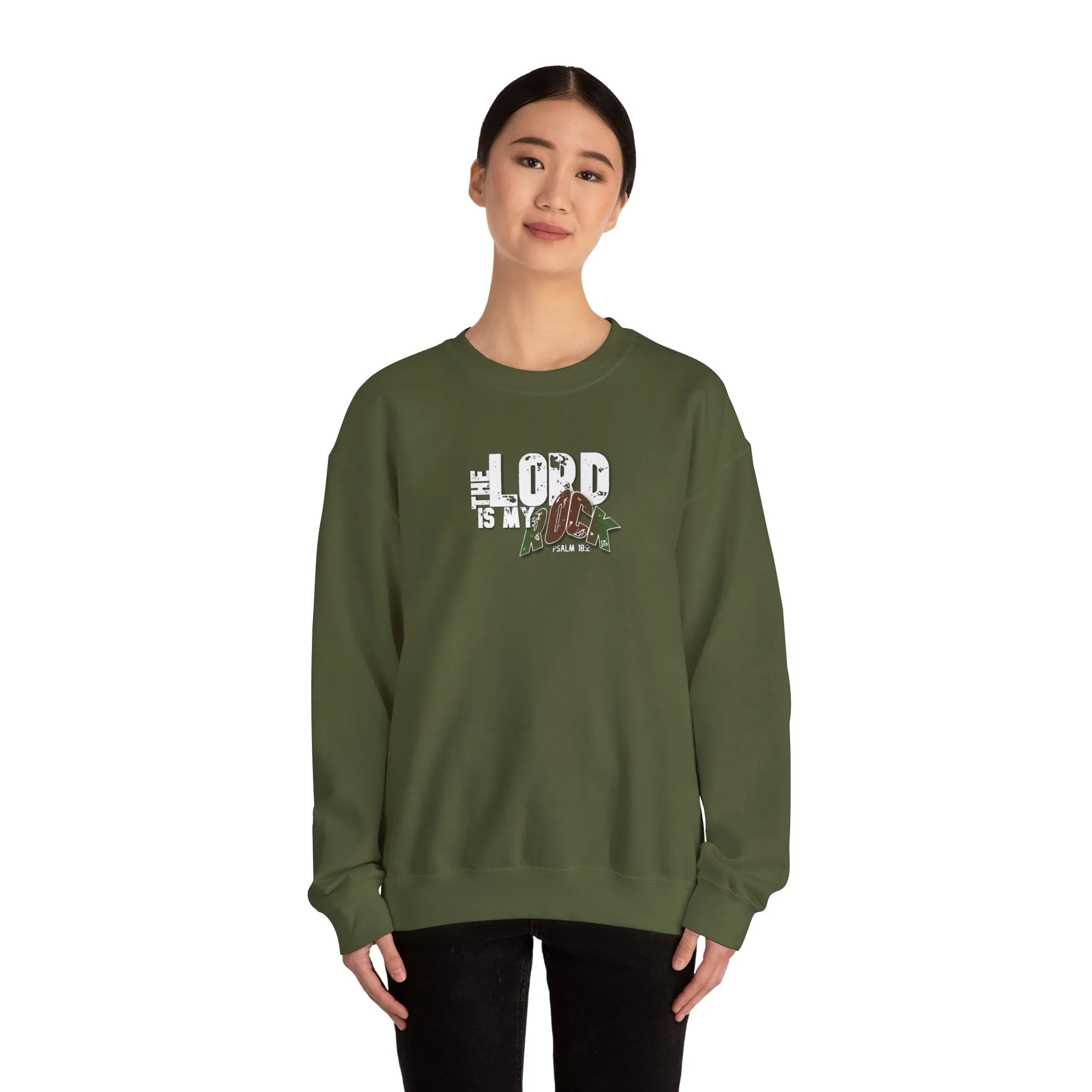 The Lord is My Rock Men’s Unisex Heavy Blend™ Crewneck Sweatshirt