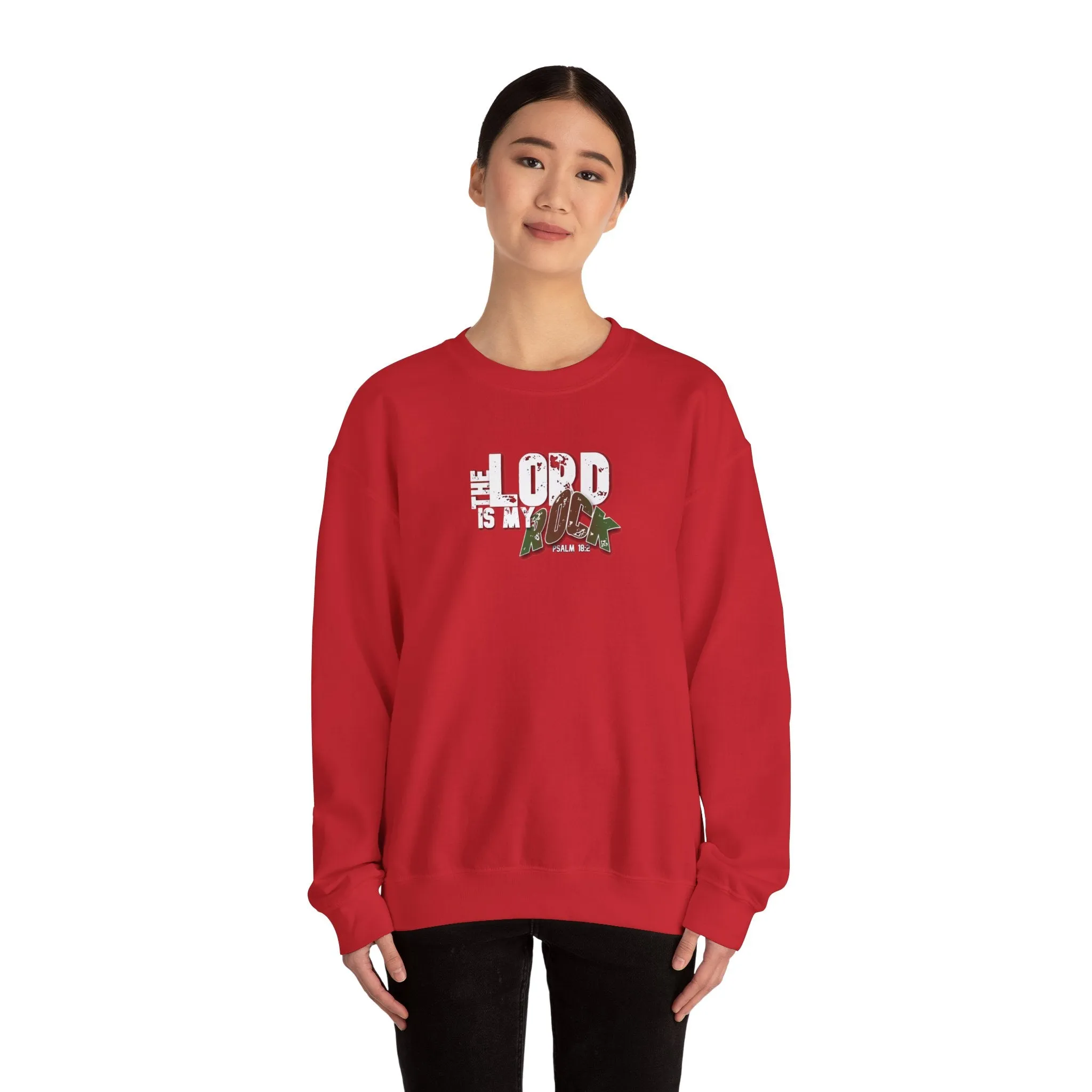 The Lord is My Rock Men’s Unisex Heavy Blend™ Crewneck Sweatshirt