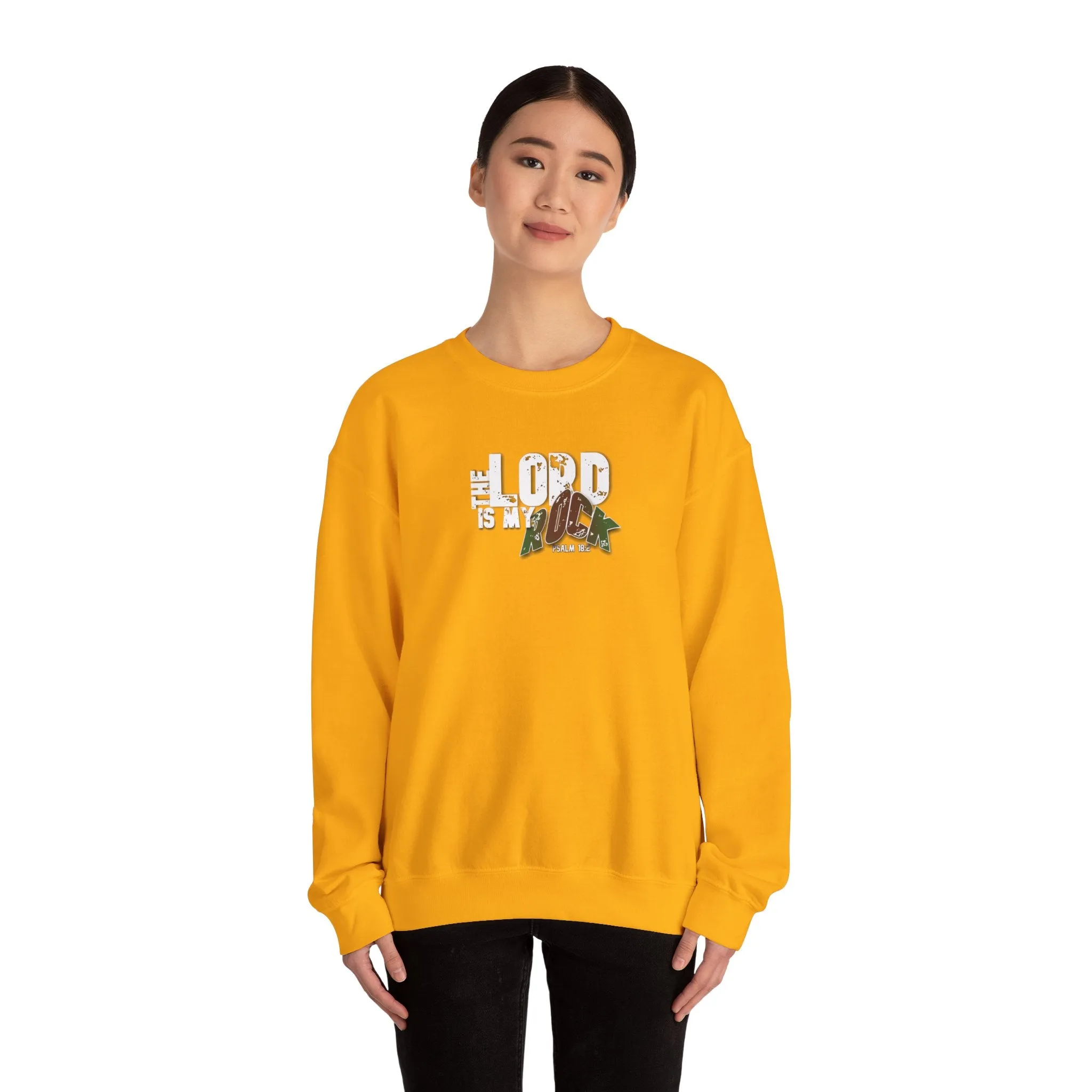 The Lord is My Rock Men’s Unisex Heavy Blend™ Crewneck Sweatshirt