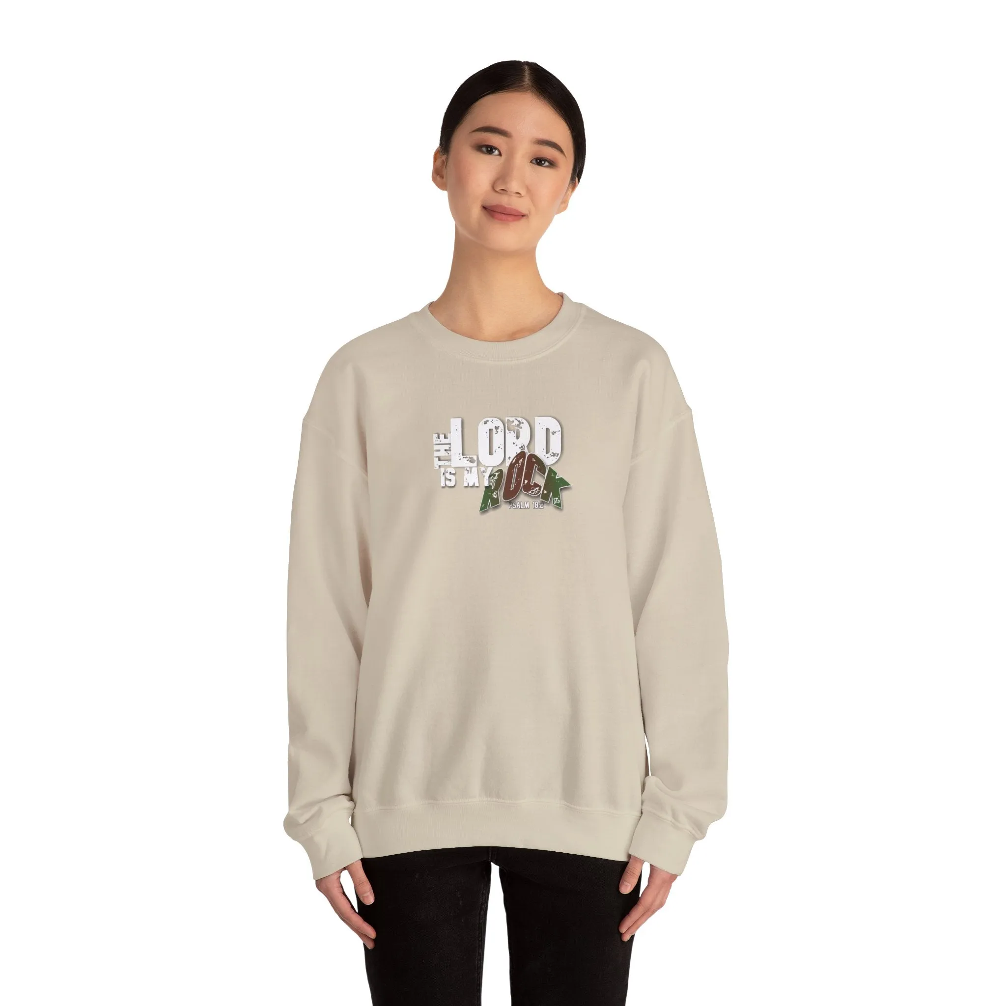 The Lord is My Rock Men’s Unisex Heavy Blend™ Crewneck Sweatshirt