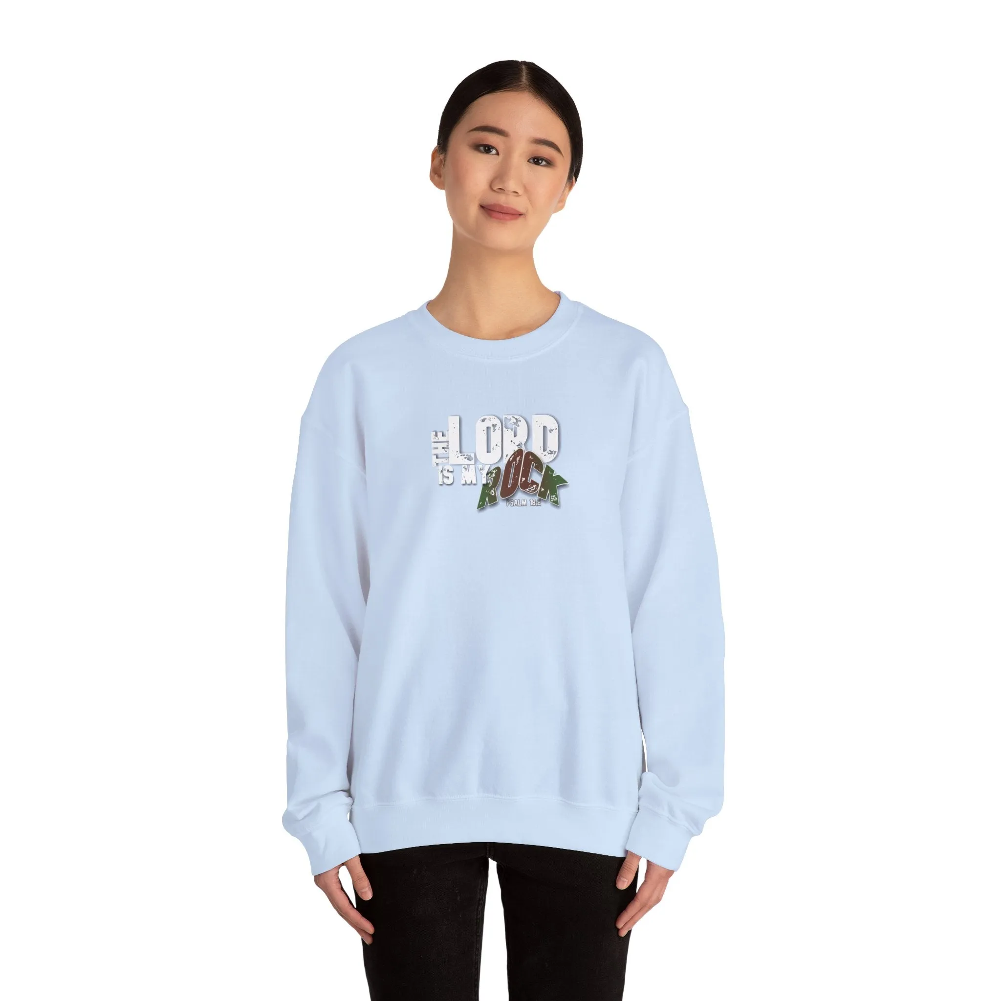 The Lord is My Rock Men’s Unisex Heavy Blend™ Crewneck Sweatshirt