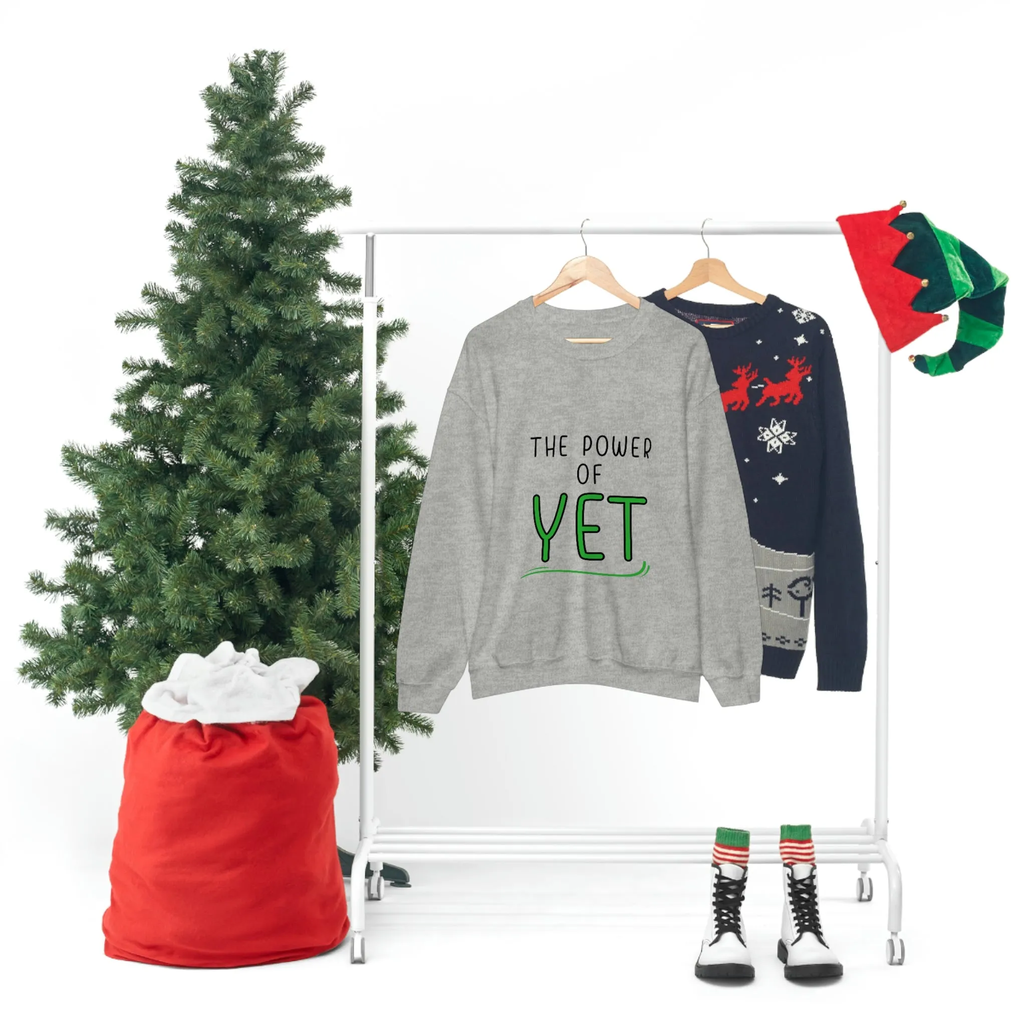 The Power of YET Unisex Heavy Blend™ Crewneck Sweatshirt v3