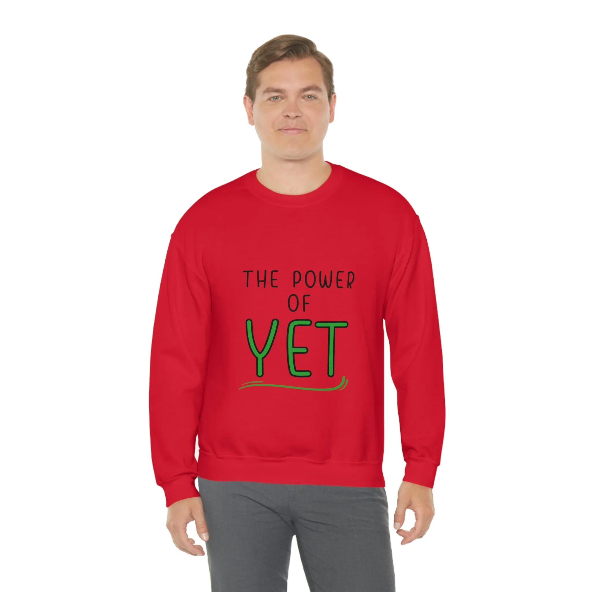 The Power of YET Unisex Heavy Blend™ Crewneck Sweatshirt v3