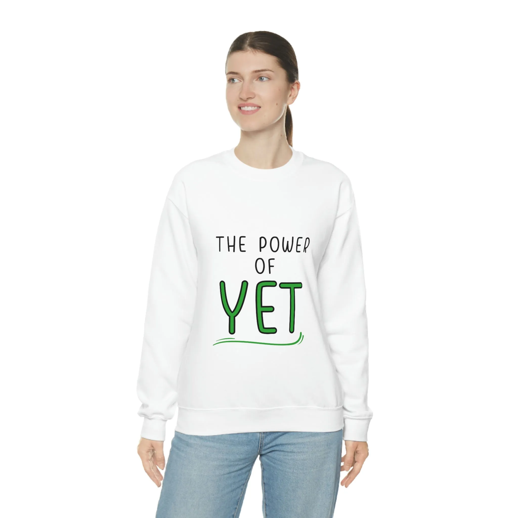 The Power of YET Unisex Heavy Blend™ Crewneck Sweatshirt v3