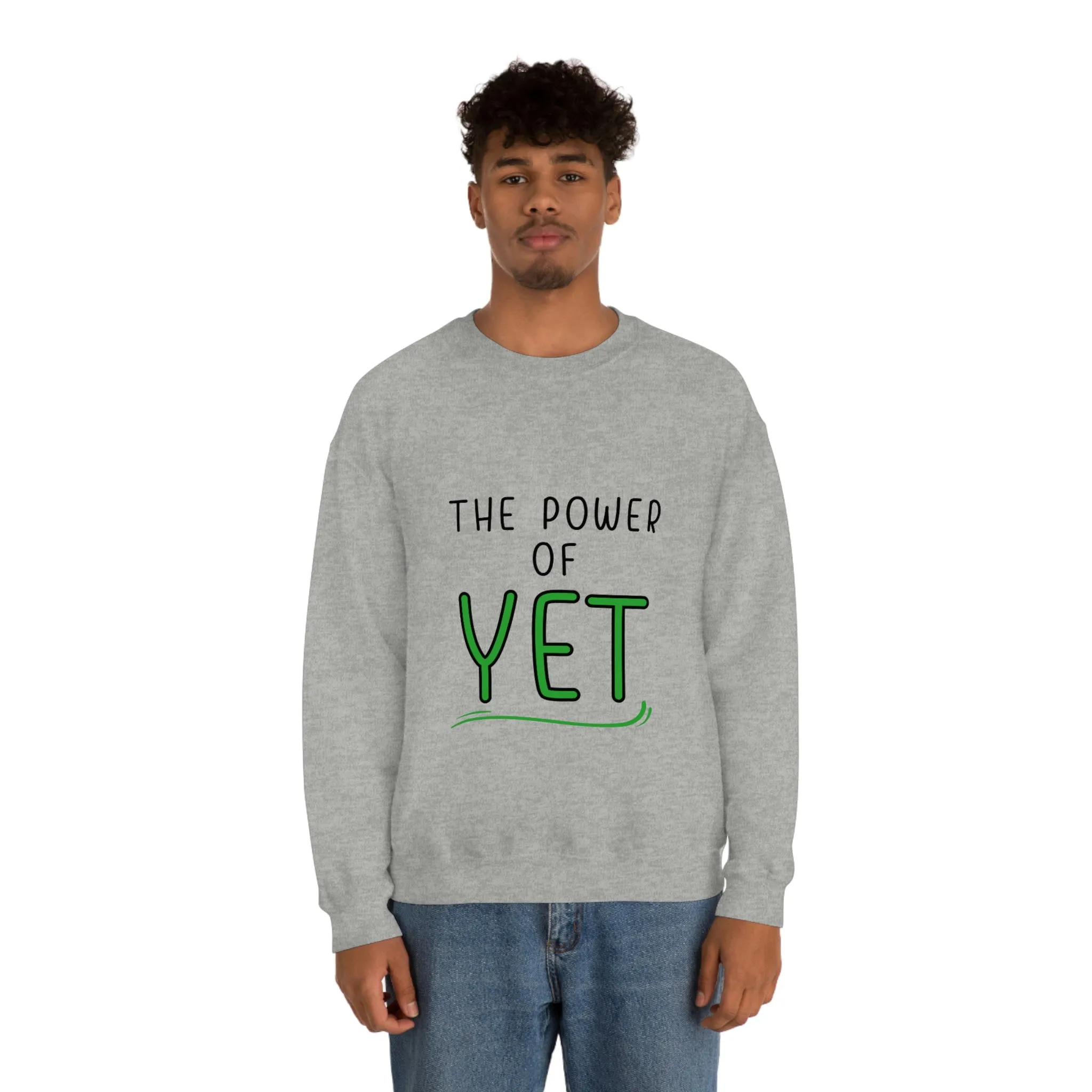 The Power of YET Unisex Heavy Blend™ Crewneck Sweatshirt v3
