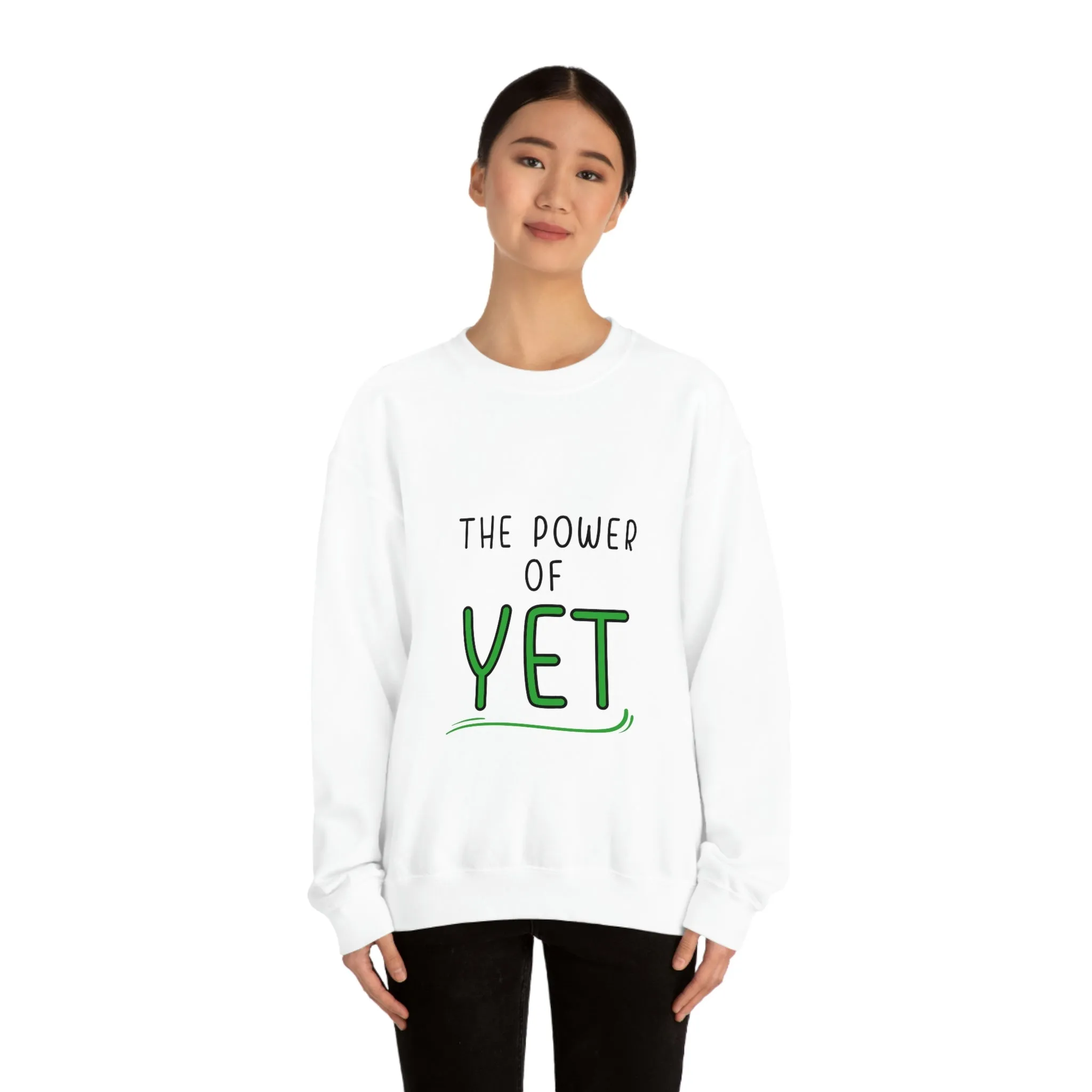 The Power of YET Unisex Heavy Blend™ Crewneck Sweatshirt v3