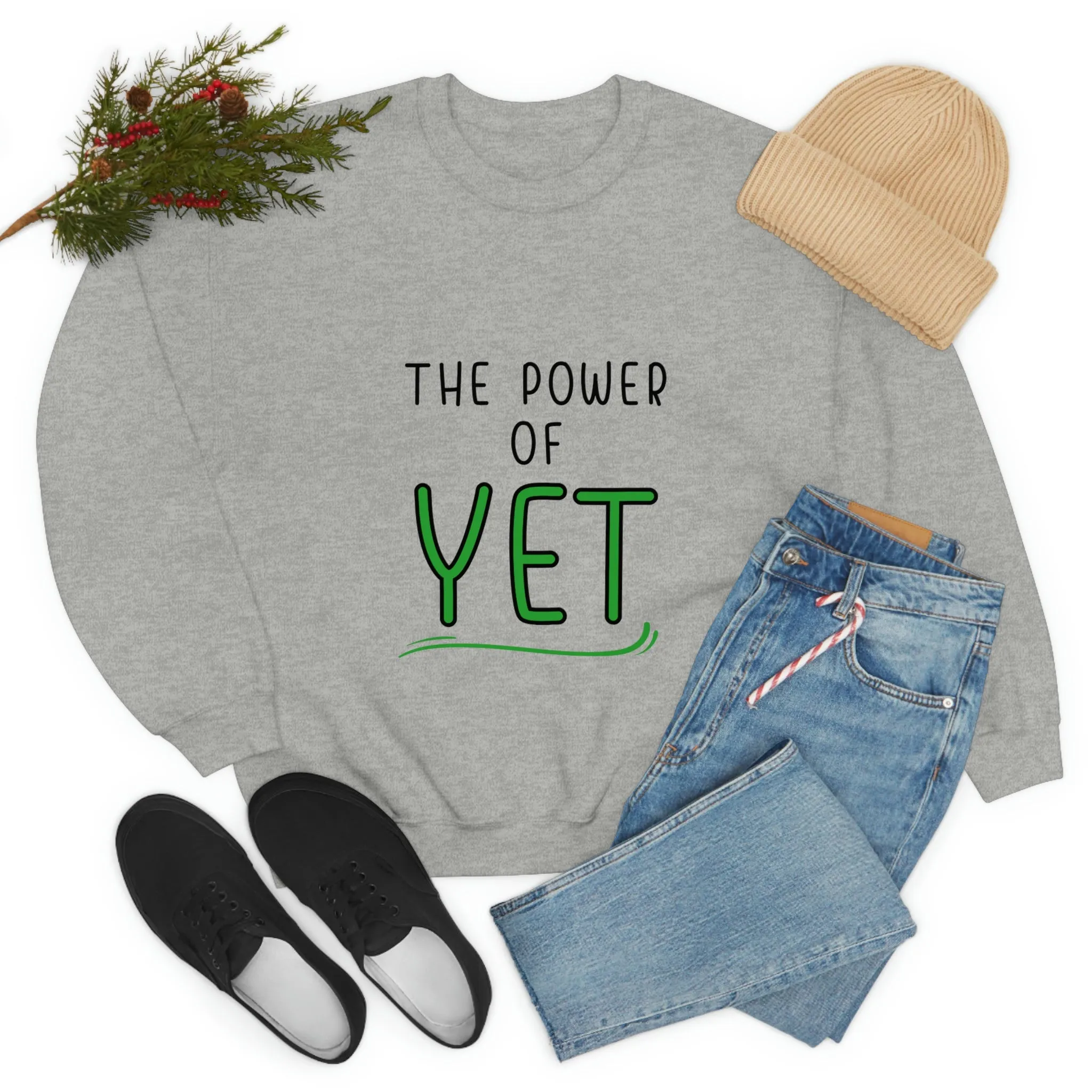 The Power of YET Unisex Heavy Blend™ Crewneck Sweatshirt v3