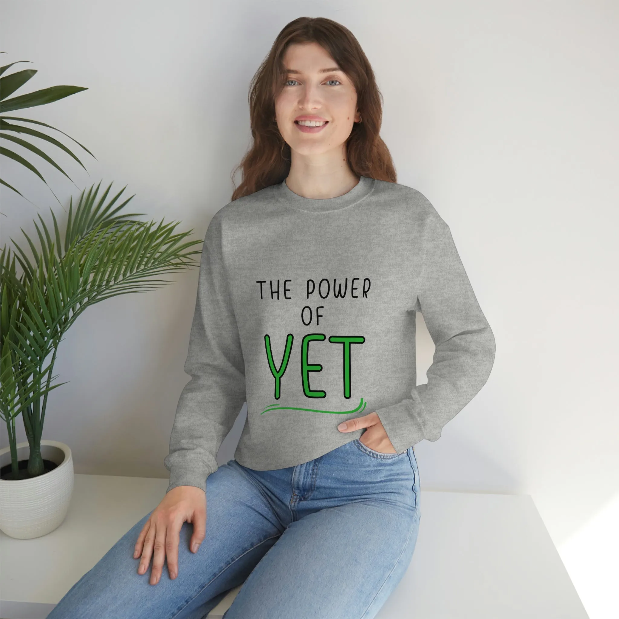 The Power of YET Unisex Heavy Blend™ Crewneck Sweatshirt v3