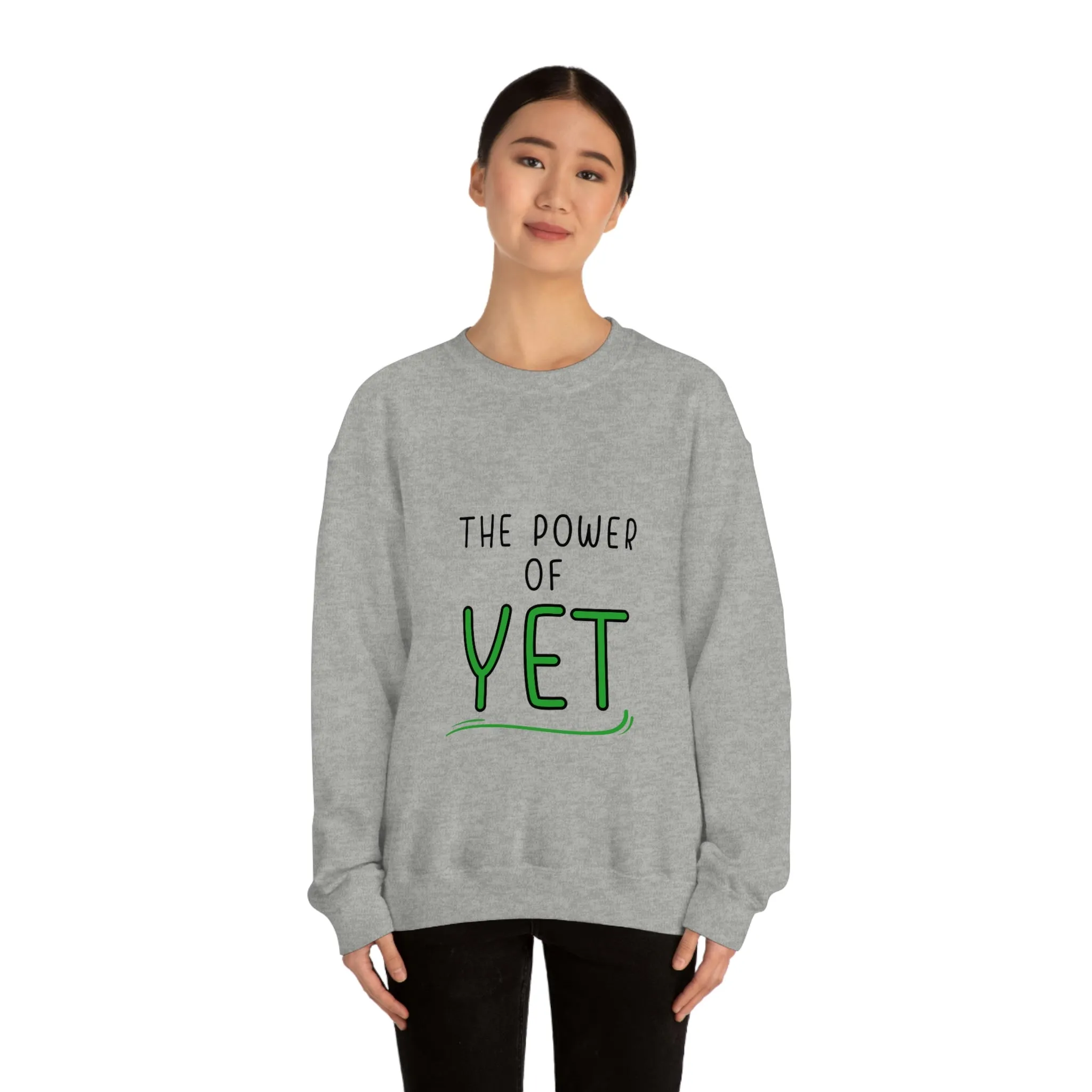 The Power of YET Unisex Heavy Blend™ Crewneck Sweatshirt v3