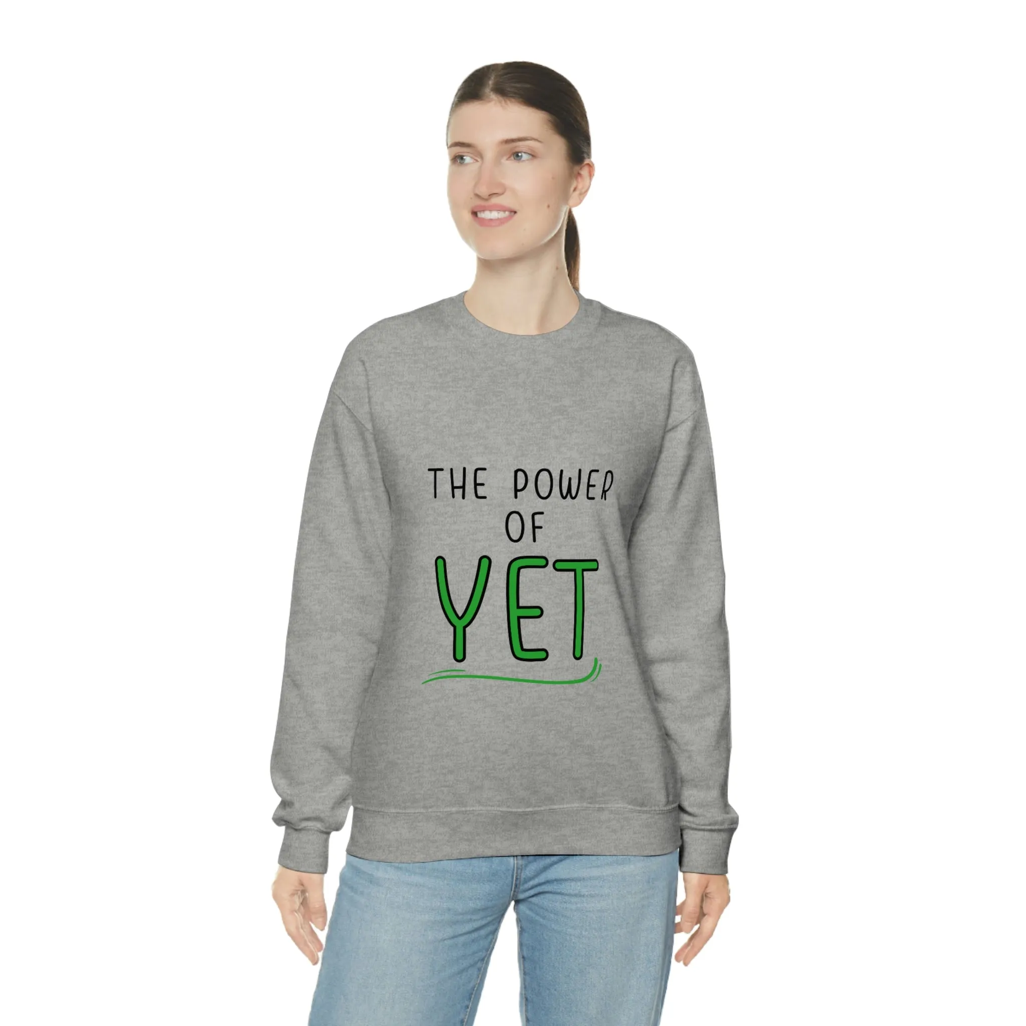 The Power of YET Unisex Heavy Blend™ Crewneck Sweatshirt v3