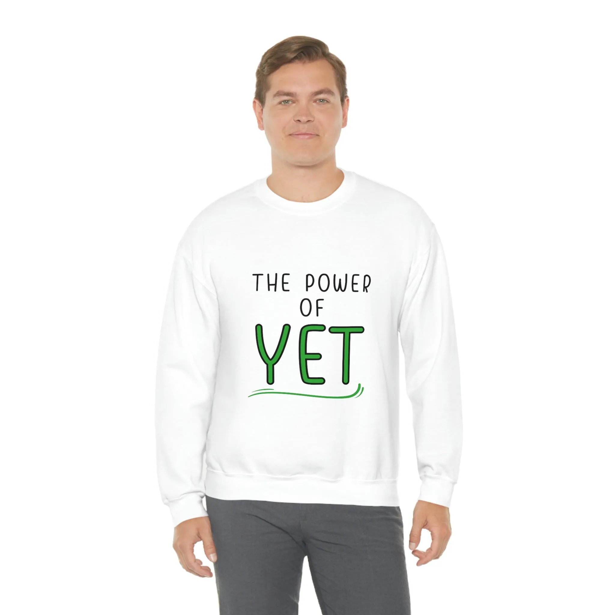 The Power of YET Unisex Heavy Blend™ Crewneck Sweatshirt v3