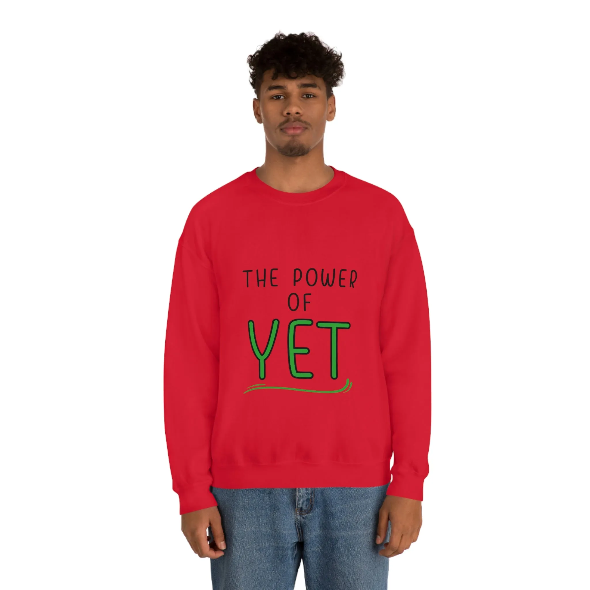 The Power of YET Unisex Heavy Blend™ Crewneck Sweatshirt v3