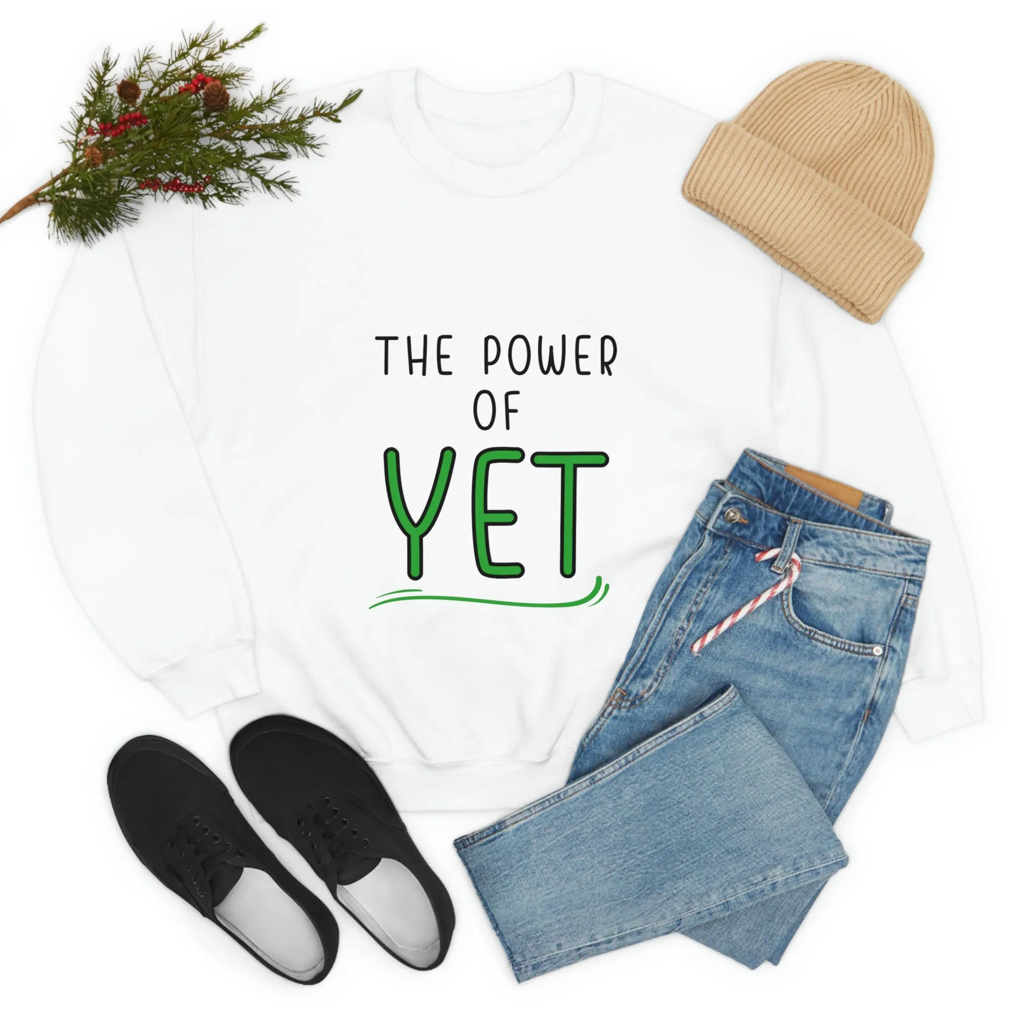 The Power of YET Unisex Heavy Blend™ Crewneck Sweatshirt v3