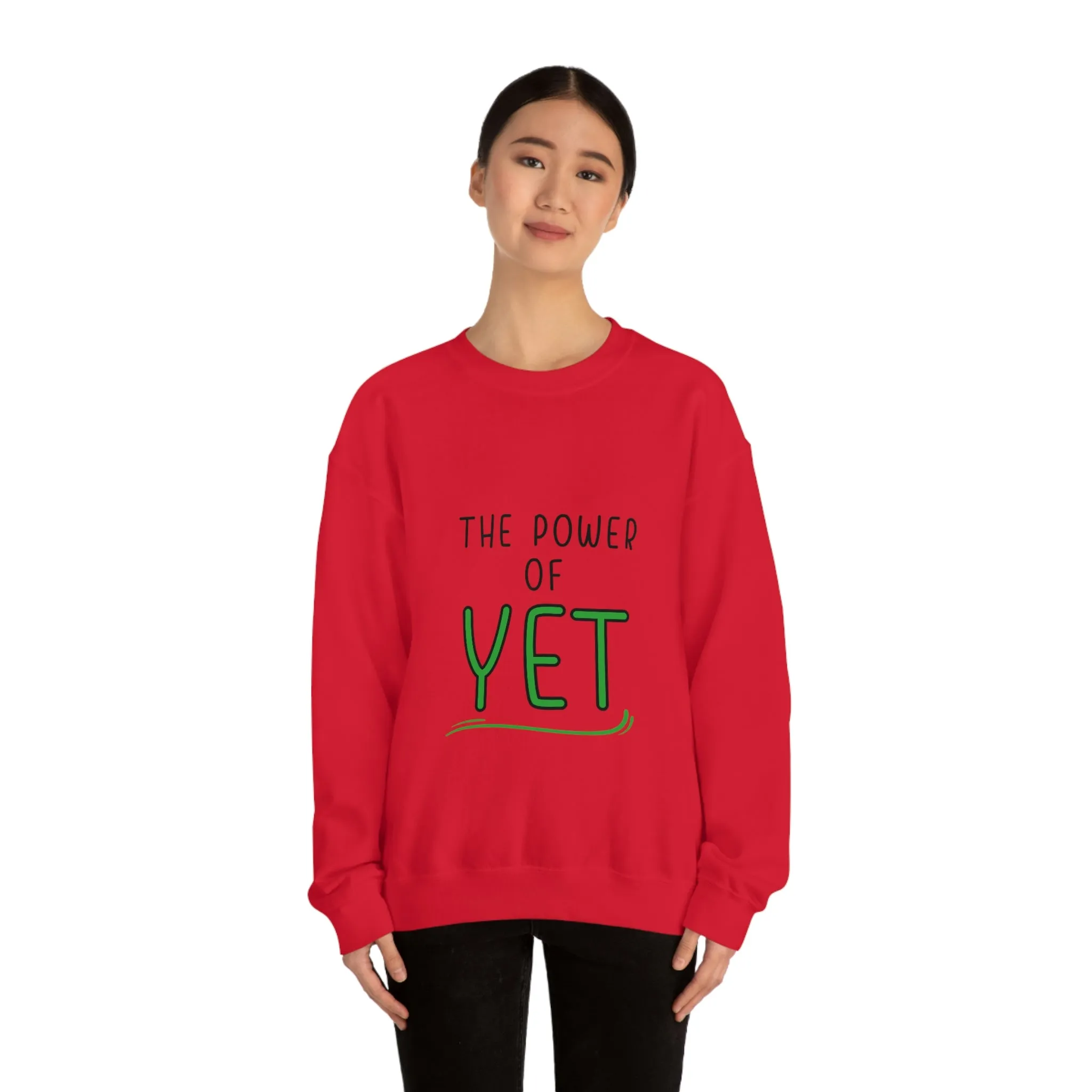 The Power of YET Unisex Heavy Blend™ Crewneck Sweatshirt v3