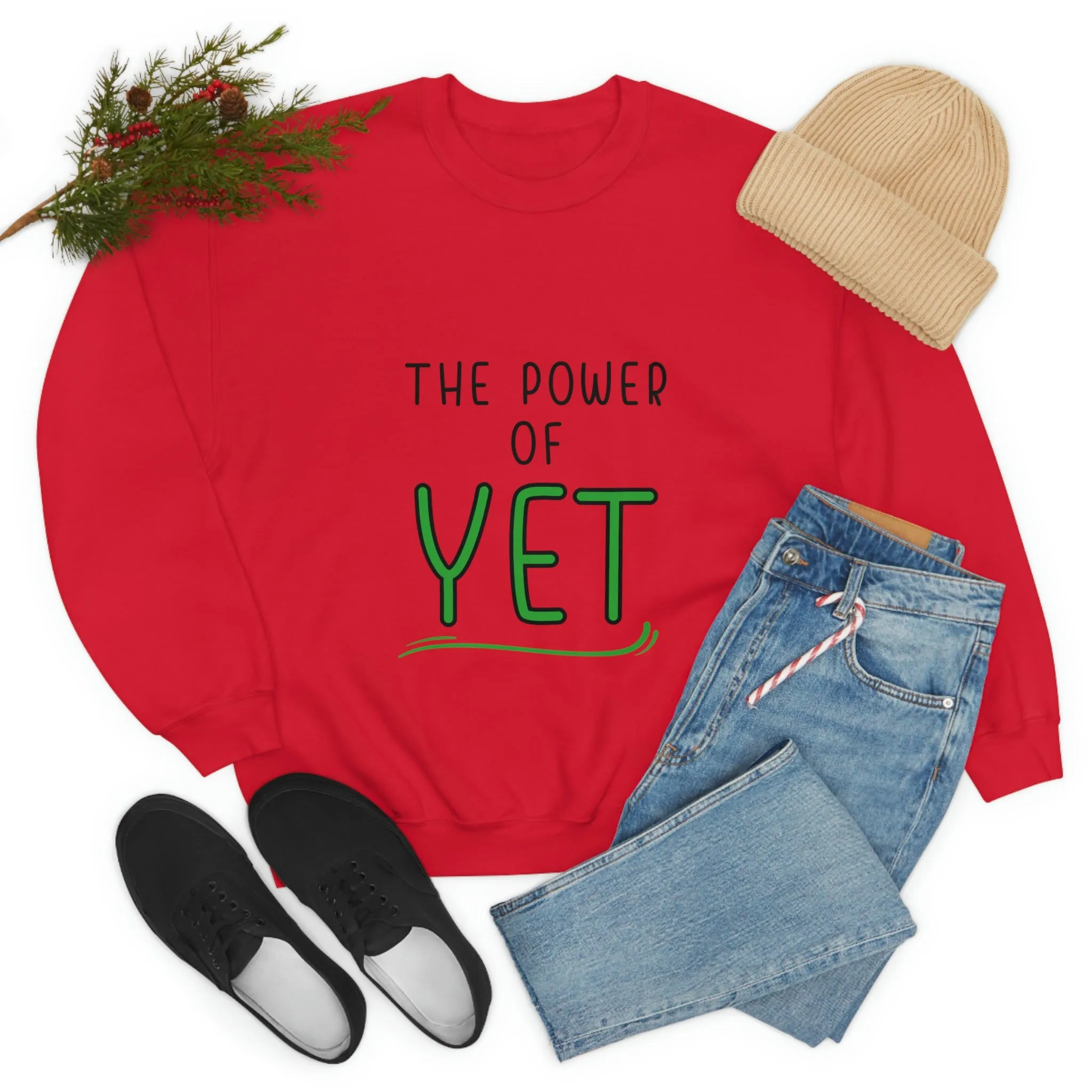 The Power of YET Unisex Heavy Blend™ Crewneck Sweatshirt v3