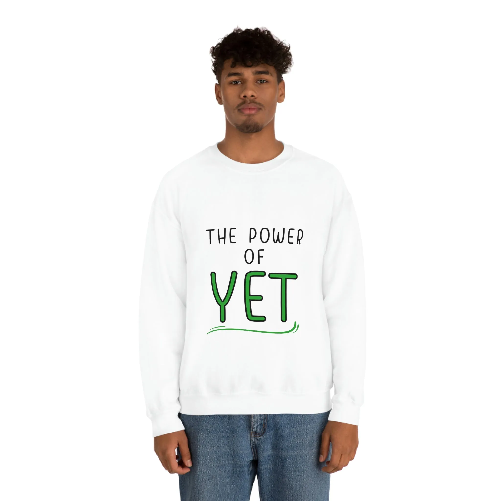 The Power of YET Unisex Heavy Blend™ Crewneck Sweatshirt v3