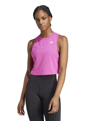 Train Essentials Boxy Workout Tank Top - Semi Lucid Fuchsia