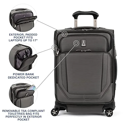 Travelpro Crew Versapack Softside Expandable Spinner Wheel