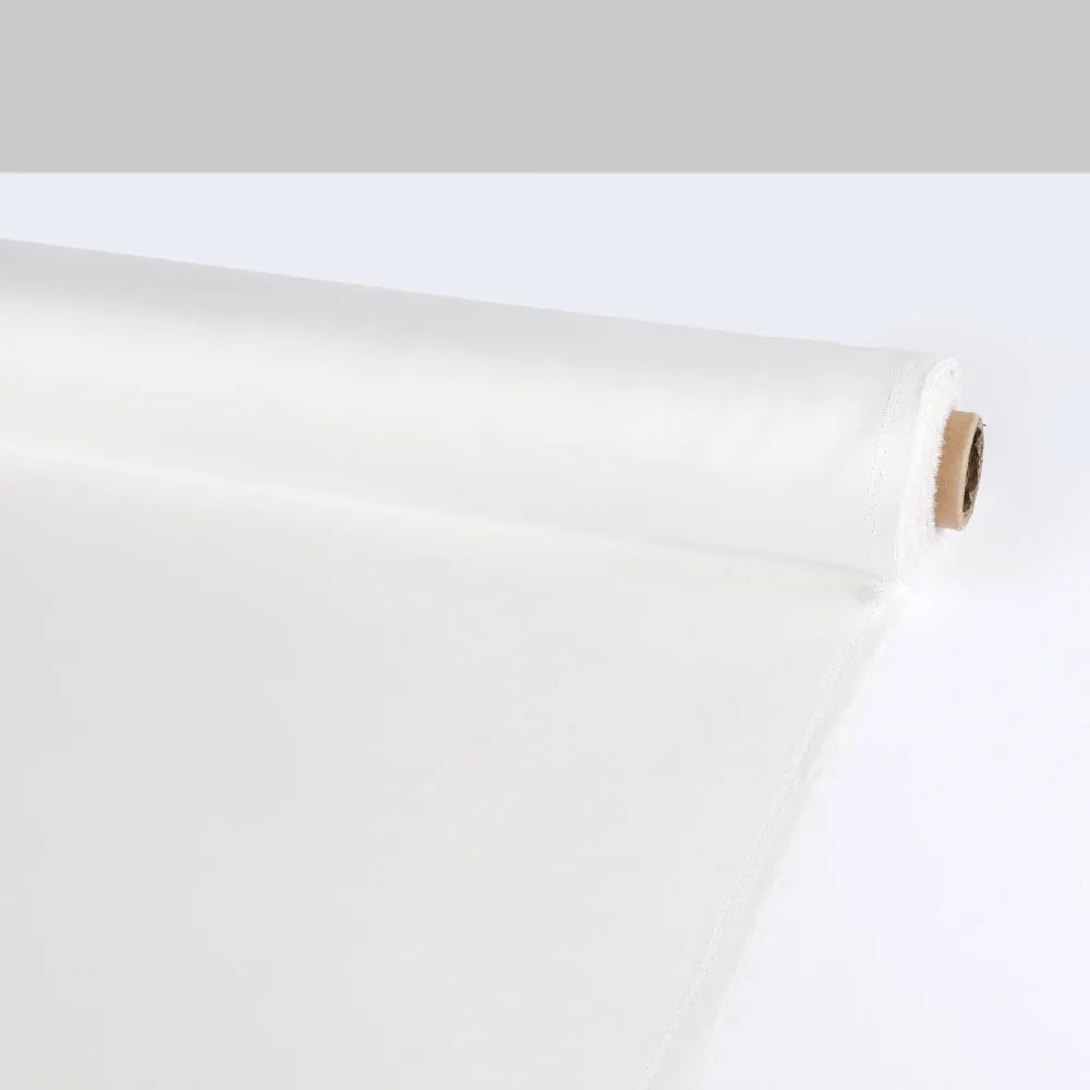 Triacetate / Poly Satin - Light Ivory (remnant)