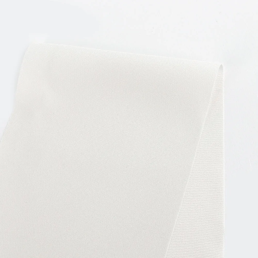 Triacetate / Poly Satin - Light Ivory (remnant)