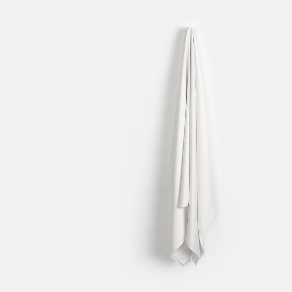 Triacetate / Poly Satin - Light Ivory (remnant)