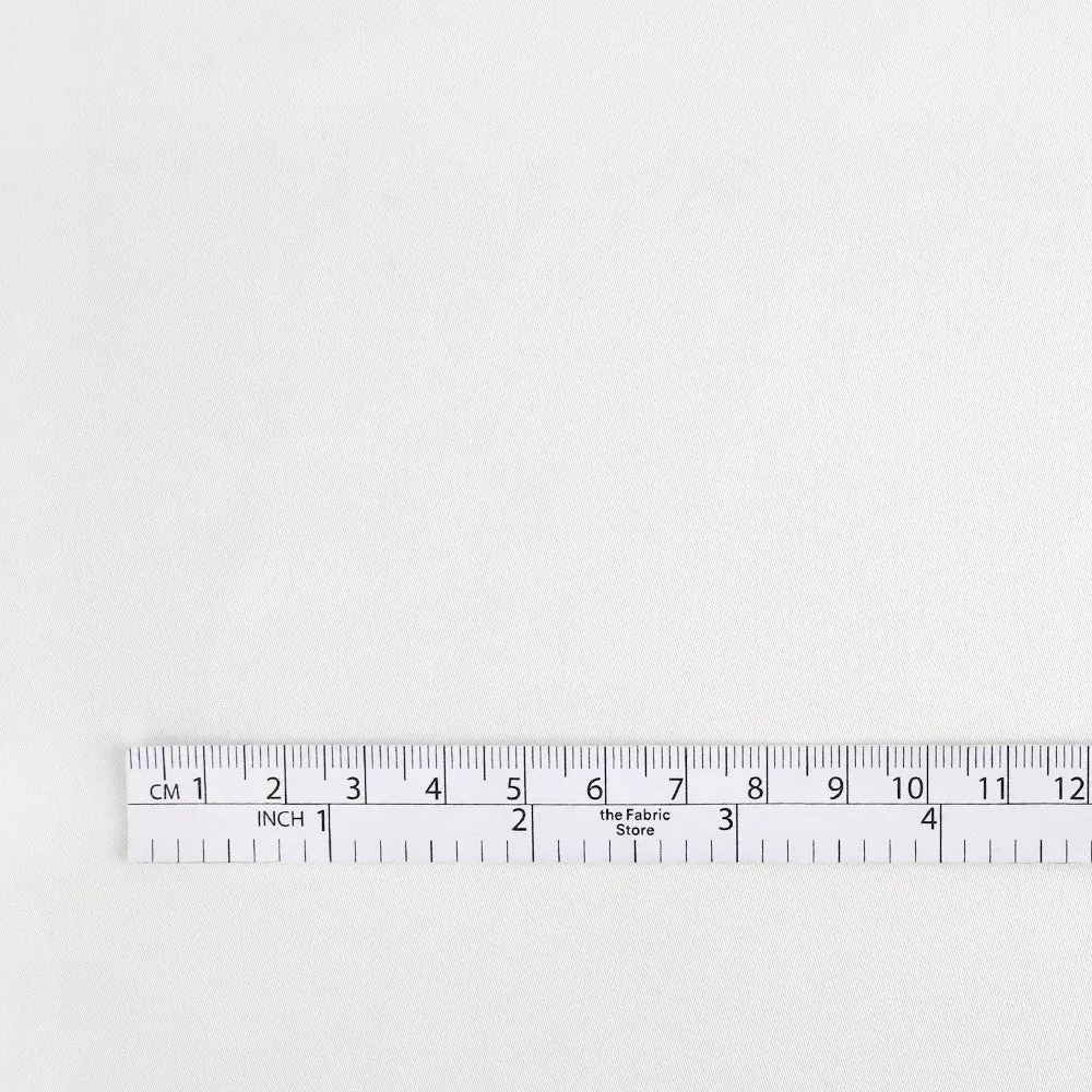 Triacetate / Poly Satin - Light Ivory (remnant)