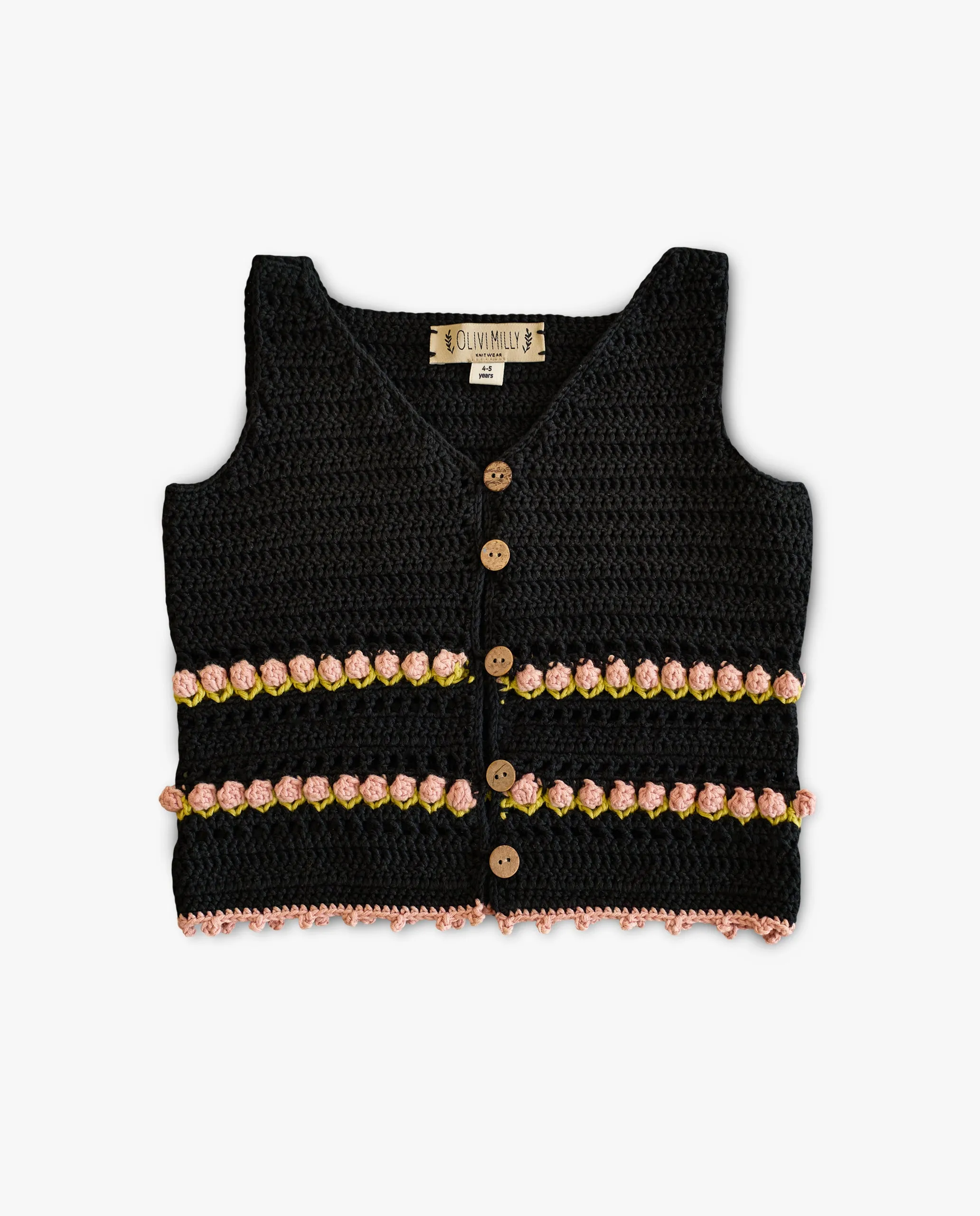 Tulips Top | black | In Stock (4-5y)
