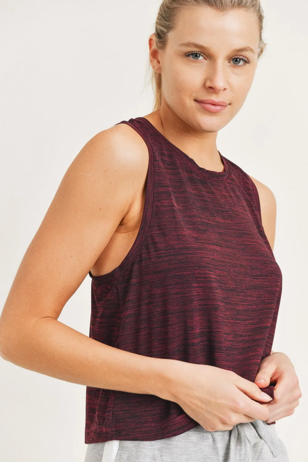 Two Tone Crop Top