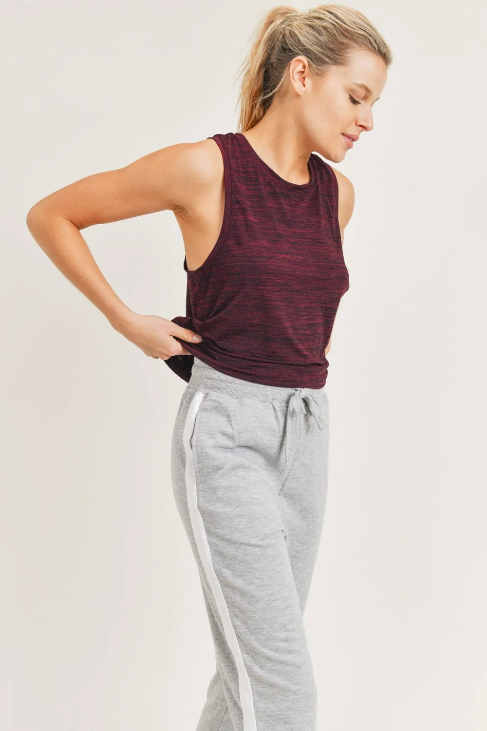 Two Tone Crop Top