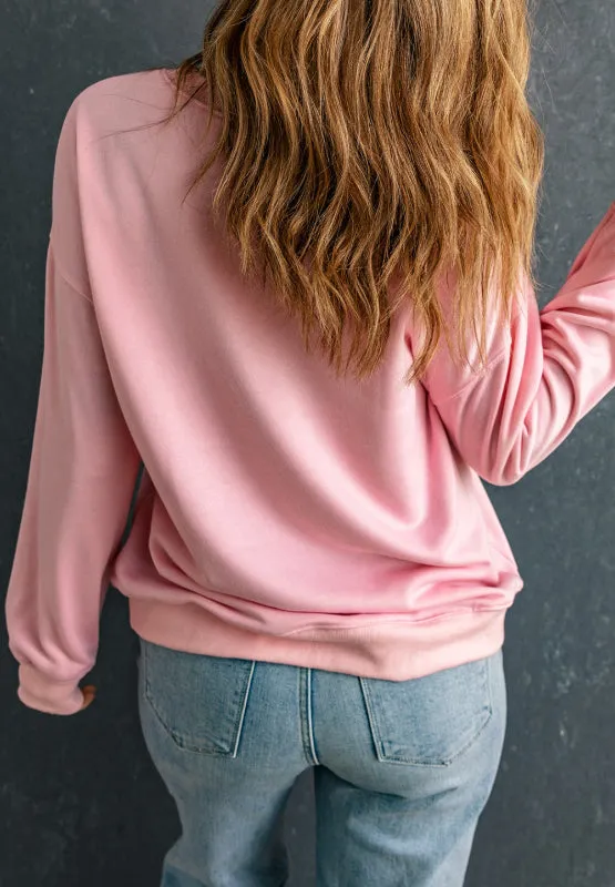 Valentine’s Day Drop Shoulder Sweatshirt