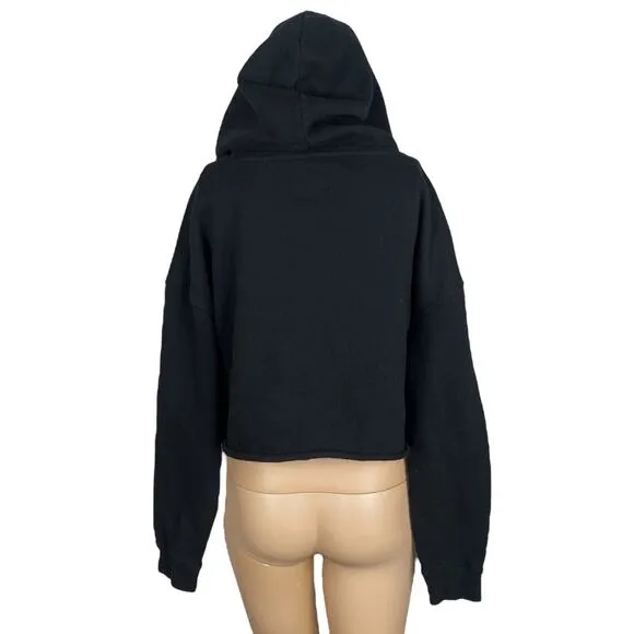 Valfre Spooky With A Booty Halloween Witch Crop Hoodie Sweatshirt Women‘s S
